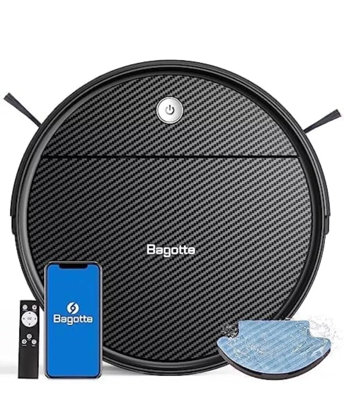 Bagotte BG550 Pro Robot Vacuum and Mop Combo