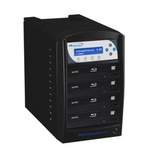 SharkBluCP 4 Target Blu-ray BDXL DVD CD Disc Duplicator with USB 3.0  2 TB HDD