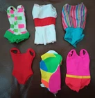 VTG 1960S BARBIE SWIMMING SUITS LOT 6 PC