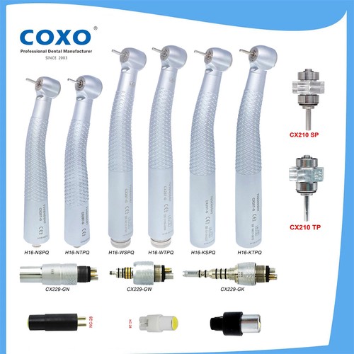 COXO Dental High Speed Handpiece Fiber Optic Turbine Fit KAVO NSK LED