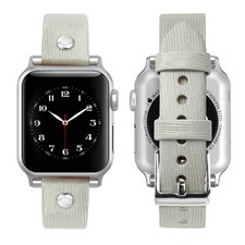 Leather Band for Apple Watch Series 9, 8, 7, 6, 5, 4, 3, 2, 1, SE for 38/40/41mm