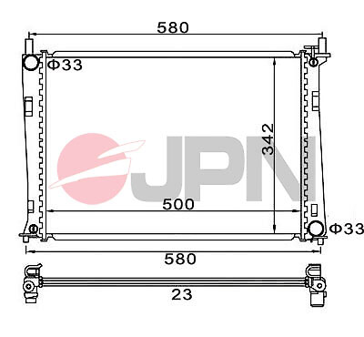 60C9026-JPN JPN RADIATOR, ENGINE COOLING FOR FORD MAZDA