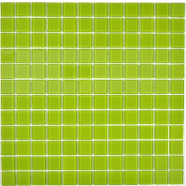 Mosaikfliese Transluzent Glasmosaik Crystal GrüN Bad Wc KüChe Wand Mos63-0507_F-image