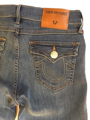 NWT True religion Halle super skinny mid rise with flaps SZ 25 - Picture 8 of 8