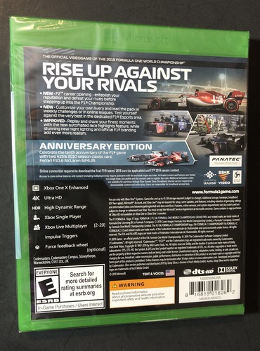 F1 2019 [ Anniversary Edition] (XBOX ONE) NEU - Bild 2 von 5