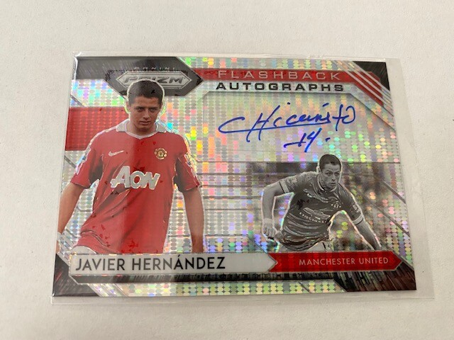 Javier Chicharito Hernandez Panini Prizm Breakaway Auto Autograph 