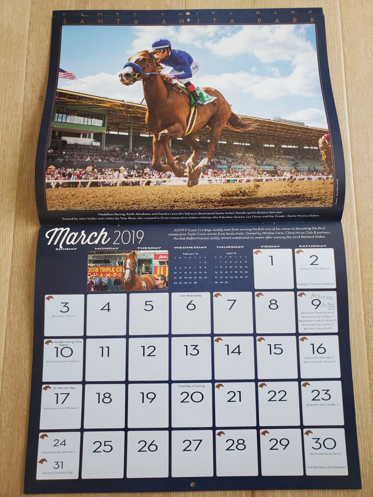 SANTA ANITA Wall Calendar 2019 Horse Race Track Derby | eBay santa-anita-wall-calendar-2019-horse-race-track-derby-ebay