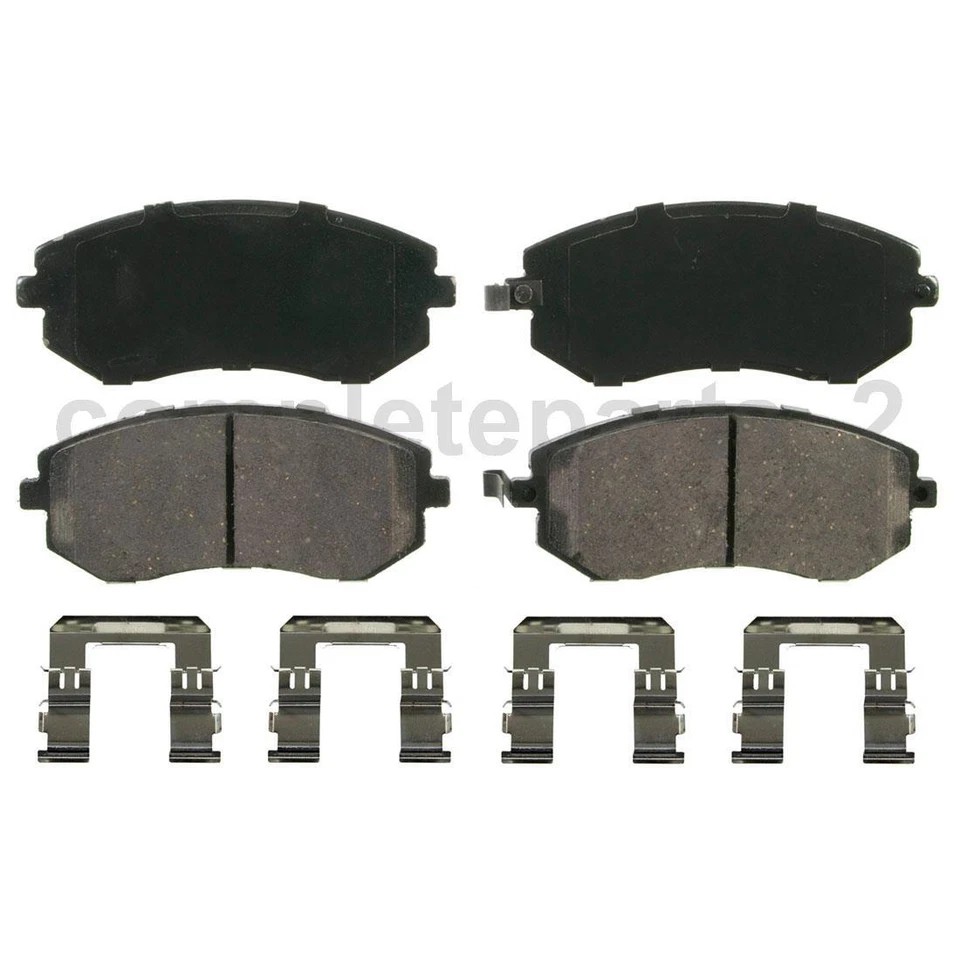 2 Front Rear Brake Pad Set Fits Subaru Baja 2.5L Subaru Impreza 2.5L_ - Image 4 of 4
