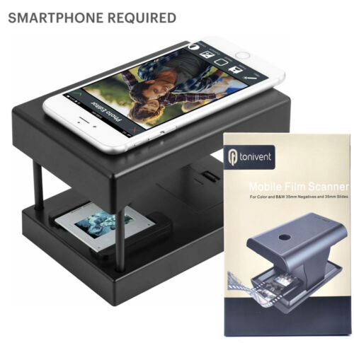 Protable Photo Mobile phone Film Scanner TON169 35/135MM For Andriod IOS - Zdjęcie 1 z 6