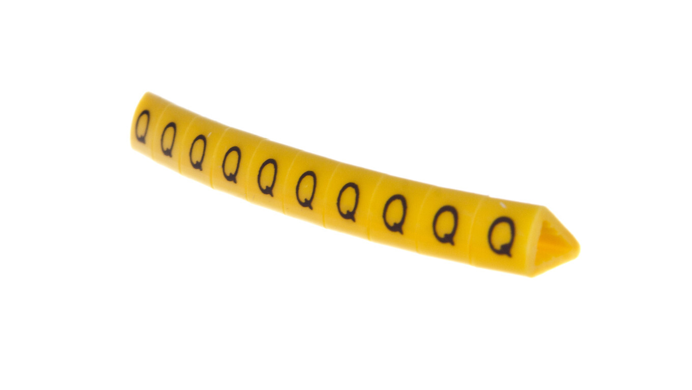 Wire marker OZ-1/Q yellow E04ZP-01020203900 /100pcs/ /T2UK