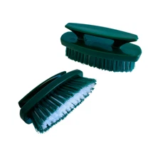 Magnolia Brush - Green & White Poly Hand + Nail Brush