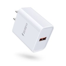 Quick Charge 3.0 Wall Charger,18W 3A USB Wall Charger QC 3.0 Adapter Fast Cha...
