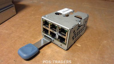 HP RJ45 6-PORT Patch Panel Pass-Thru 253241-001 281645-002 FROM HP 243564-B22