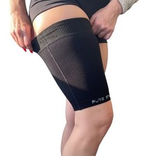 Thigh Compression Sleeve   Hamstring, Small, 1 - Midnight Black