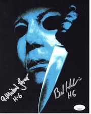 Brad Hardin & A. Michael Lerner signed 8x10 Photo The Shape Halloween 6 The Curs