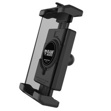 Soporte para teléfono resistente RAM Quick-Grip Pro XL con base de diamante de bola de 1" RAM-HOL-PD7BU
