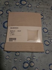 IKEA MAJBRÄKEN Kissenbezug  Hellgrau - Beige 50x50 Cm