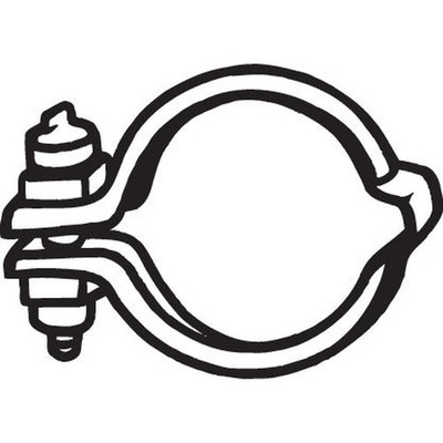   BOSAL CLAMPING PIECE EXHAUST SYSTEM BOS254-260 NEU DE STOCK