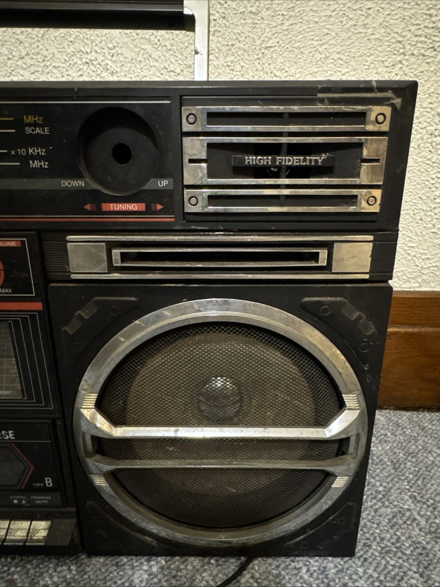 LASONIC TRC-975 Jumbo Boombox 10-Band EQ Ghetto Blaster – Powers