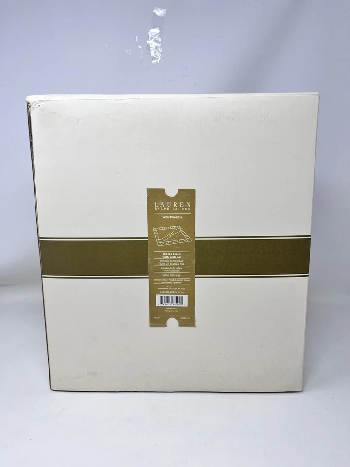 Tabla de queso tortuga Lauren Ralph Lauren Wentworth nueva en caja Inv#23 Foto 3 de 4