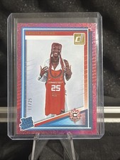 2025 Panini Donruss WNBA Saniya Rivers Rated Rookie Pink Laser RC #/25 Sun