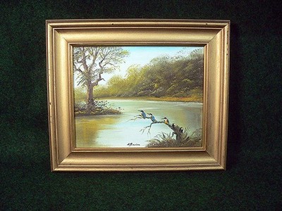 H. Barden Der Constable von Cornwall Öl an Bord Eisvögel warten auf Mittagessen