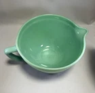 Fire King Mixing Batter Bowl Jadeite Green Anchor Hocking 2.5 Quart Spout Handle