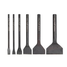 Carbon Steel Black Slotted Punch Leather Hole Tool Slot Craft Set 6 PCS