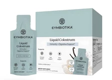 CYMBIOTIKA Liquid Colostrum, Grass-Fed, for Immune & Gut Support - 26 packets