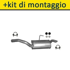 Silenziatore Marmitta Posteriore+ per FIAT SCUDO ULYSSE 1.9 D 2.0 1999-