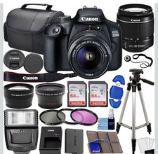 Canon EOS 2000D / Rebel T7 DSLR Camera w/EF-S 18-55mm f/3.5-5.6