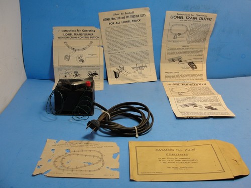 Lionel Typ 1015 Multivolt Spielzeug Trafo 45 Watt getestet funktioniert & Papiere.