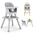 8 in 1 Convertible Baby High Chair - Adjustable High Chairs for Babies and Toddl