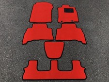 Floor Mats For Toyota Land Cruiser Prado 150 7-seater 2013-2024 Solid Red Floor Mats For Toyota Land Cruiser Prado 150 7-seater 2013-2024 Solid Red