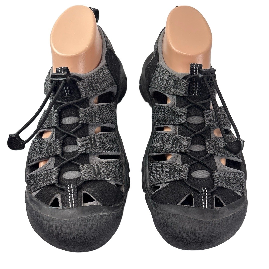 KEEN Newport H2 Sandalo Uomo 9 Nero Acciaio Grigio Sport Acquatici Escursionismo Punta Chiusa