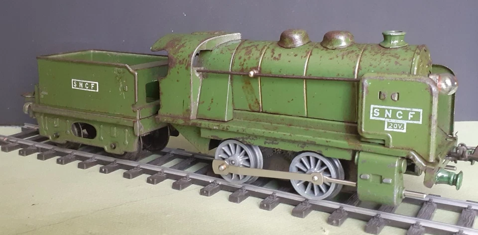Hornby 0 :LOCO électr 020 "OB" verte - Photo 2/4