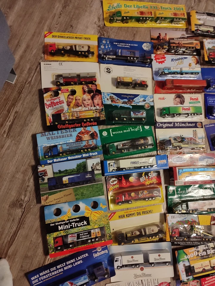 Werbe Trucks, Sammel LKWs, Biertrucks, Miniatur Sammlung für Liebhaber 53 STK. - Bild 3 von 4