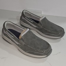 Dunham Captain Venetian CI8216 Hombres Gris Mocasines y Zapatos sin Cordones Barco EE. UU. 8