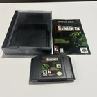 Tom Clancy's Rainbow Six 6 (Nintendo 64, 1999) N64 - Cartridge And Manuel Only