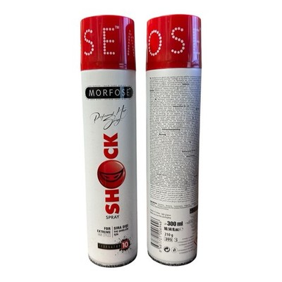 Morfose Shock Hair Spray  2 Packs 300 ml Each 