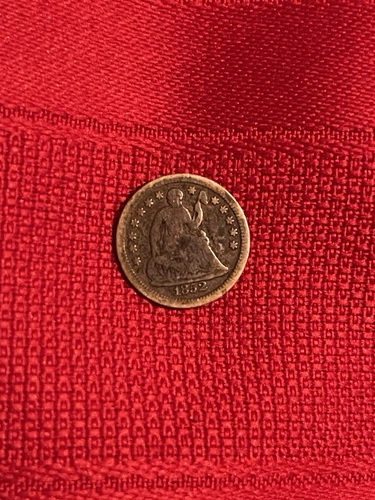 1852 Seated Liberty Half Dime Fine