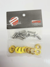 Passwordjdm Gold Aluminium Fender Washer Bolt Kit Engine Bay Aftermarket