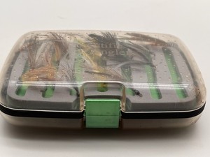 Scientific Angler Fly Box Case Waterproof Plastic Dual Sided With Foam