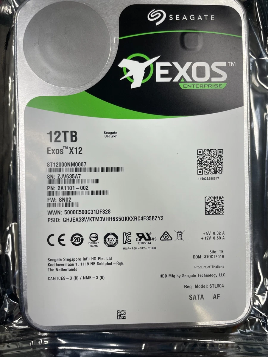 Seagate 12TB SATA III Internal Hard Disk Drives for sale - eBay