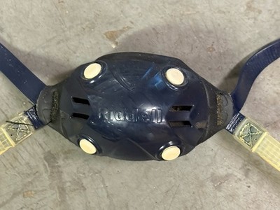 Riddell SpeedFlex Football Helmet Dark Blue Hard Cup TCP Chinstrap w/ Cam Locs