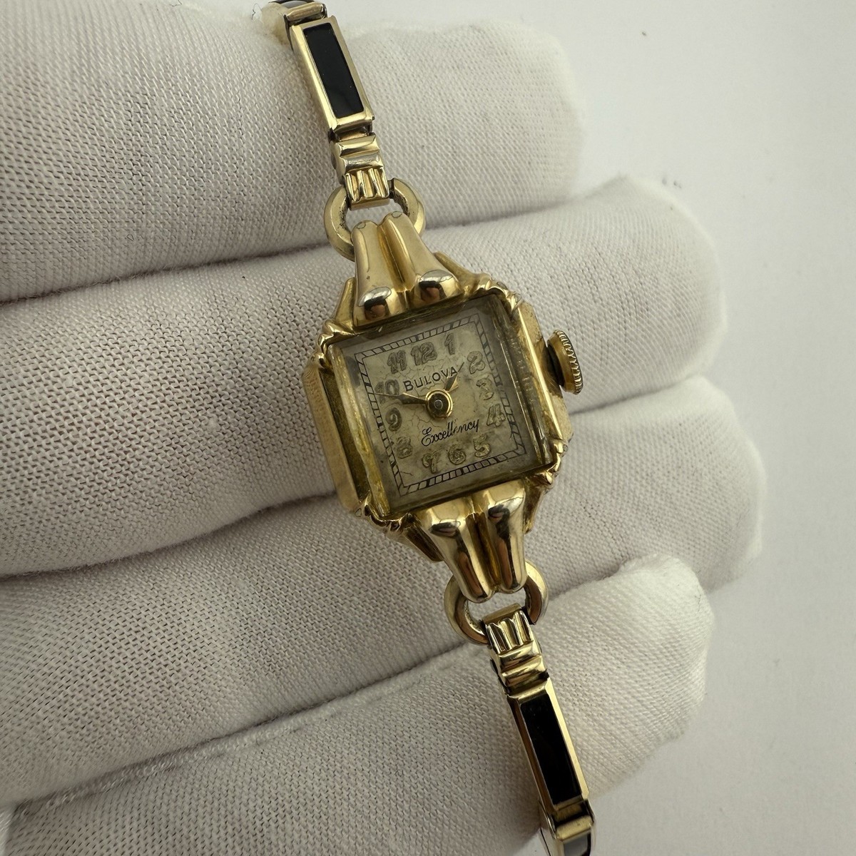 Vintage Ladies Bulova Excellency Wristwatch 10k Gold Filled  display picture 1