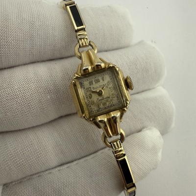 Vintage Ladies Bulova Excellency Wristwatch 10k Gold Filled 21