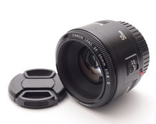 Canon EF 50mm F/1.8 II Lens - With Front and Rear Lens Caps