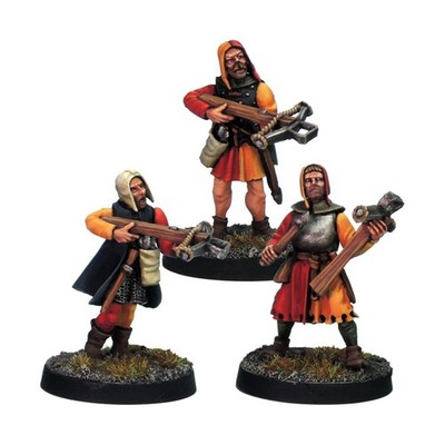 Crooked Dice Fantasy Mini 28mm Men-At-Arms - Crossbows Pack New
