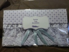 Wilton Garter, NIB, Lavender With Blue Ribbon, One Sz.
